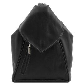 Купить - Кожаный рюкзак Tuscany Leather Delhi TL140962 (Черный), фото , характеристики, отзывы