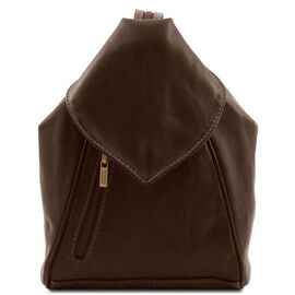 Придбати Кожаный рюкзак Tuscany Leather Delhi TL140962 (Темно-коричневый), image , характеристики, відгуки