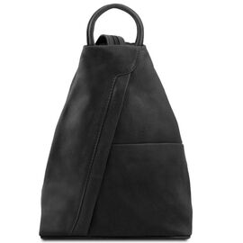 Купить Кожаный рюкзак Tuscany Leather Shanghai TL140963 (Черный), фото , характеристики, отзывы