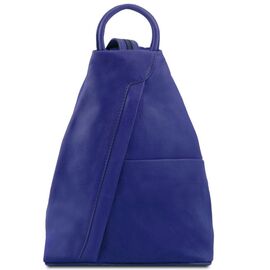 Купить - Кожаный рюкзак Tuscany Leather Shanghai TL140963 (Синий), фото , характеристики, отзывы