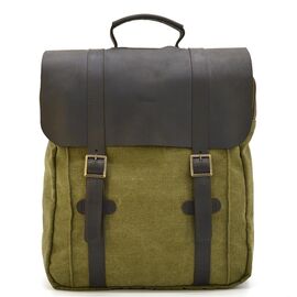 Придбати Сумка рюкзак для ноутбука из канвас TARWA RCh-3420-3md хакки, image , характеристики, відгуки
