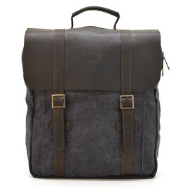 Придбати Сумка рюкзак для ноутбука из канвас TARWA RGc-3420-3md серая, image , характеристики, відгуки