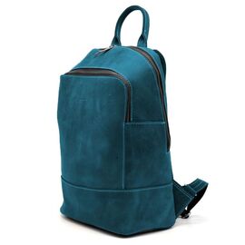 Придбати Женский кожаный голубой рюкзак TARWA RKsky-2008-3md, image , характеристики, відгуки