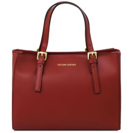 Купить AURA Женская кожаная сумка тоут Tuscany TL141434 (Красный), фото , характеристики, отзывы