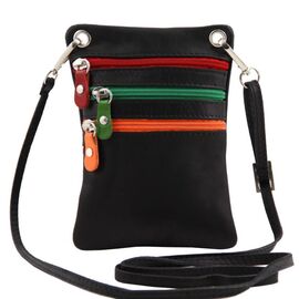 Купить Кожаный мессенджер унисекс Tuscany Leather TL141094 (Черный), фото , характеристики, отзывы
