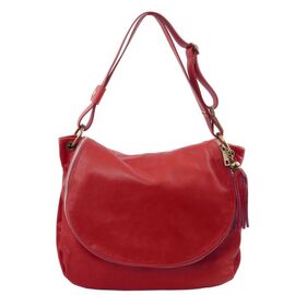 Купить Женская кожаная сумка кросс-боди Tuscany Leather TL Bag TL141110 (Красный), фото , характеристики, отзывы