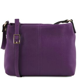 Купить Женская кожаная сумка через плечо TL141720 Tuscany Leather (Фиолетовый), фото , характеристики, отзывы