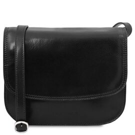 Купить Женская кожаная сумка кросс-боди TL141958 Greta от Tuscany (Черный), фото , характеристики, отзывы
