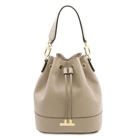 Купить Женская сумка - ведро TL142146 (bucket bag) от Tuscany (Светлый серо-коричневый), фото , характеристики, отзывы