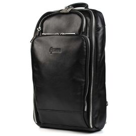 Придбати Мужской рюкзак слинг на одно плечо TARWA GA-0910-4lx черная Наппа, image , характеристики, відгуки