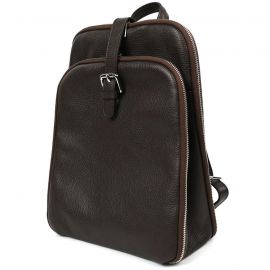 Придбати Кожаный итальянский рюкзак Firenze HB03334C кофейный, image , характеристики, відгуки