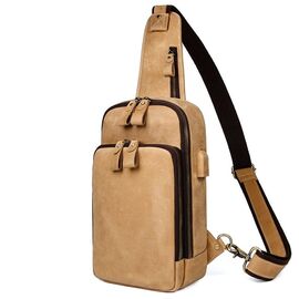 Купить - Кожаный рюкзак на одно плечо, рюкзак-слинг JD4024B John McDee, фото , характеристики, отзывы