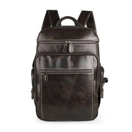Придбати Большой кожаный городской рюкзак JD7202Q John McDee, image , характеристики, відгуки
