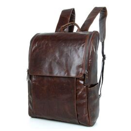 Придбати Чоловік шкіряний рюкзак для щоденного використання John McDee 7344C, image , характеристики, відгуки
