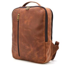 Придбати Кожаный мужской рюкзак коньячный TARWA RB-7287-3md лошадиная кожа, image , характеристики, відгуки
