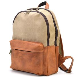 Купить - Мужcкой рюкзак кожа и канвас TARWA RbSc-7273-3md, фото , характеристики, отзывы