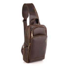 Придбати Кожаный рюкзак на одно плечо, рюкзак-слинг TARWA RC-0910-4lx, image , характеристики, відгуки