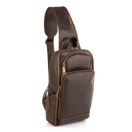 Купити Кожаный рюкзак на одно плечо, рюкзак-слинг TARWA RC-0910-4lx, image , характеристики, відгуки