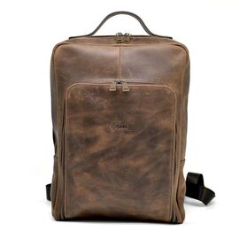 Купить Рюкзак для ноутбука 15" дюймов RC-1240-4lx в коричневой коже крейзи хорс, фото , характеристики, отзывы
