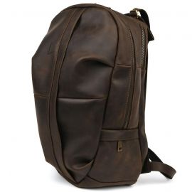 Придбати Мужской кожаный городской рюкзак коричневый крейзи хорс RC-7340-3md TARWA, image , характеристики, відгуки