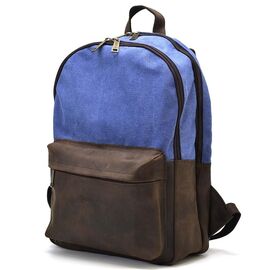 Придбати Мужcкой рюкзак кожа и канвас для ноутбука TARWA RKc-7273-3md, image , характеристики, відгуки