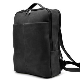 Купить Кожаный рюкзак для ноутбука черный на два отделения RA-7280-3md, фото , характеристики, отзывы