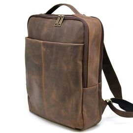 Купить - Кожаный мужской рюкзак коричневый RC-7280-3md, фото , характеристики, отзывы