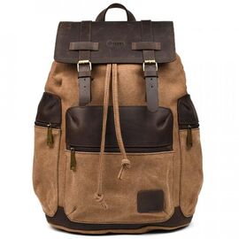 Купить - Канвас рюкзак-мешок TARWA RCc-0010-4lx с кожей крейзи хорс, фото , характеристики, отзывы
