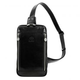 Придбати Сумка нагрудная, слинг, рюкзак на одно плечо - Kim - черная Time Resistance 5221701, image , характеристики, відгуки