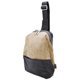 Купить - Рюкзак слинг на одно плечо из кожи и канвас TARWA GAs-1905-3md, фото , характеристики, отзывы