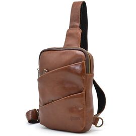 Купить Кожаный рюкзак слинг рюкзак на одну шлейку GB-0604-3md TARWA, фото , характеристики, отзывы