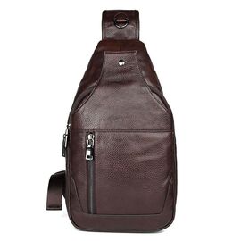 Придбати - Рюкзак на одне плече великого розміру для чоловіків JD4004LC з натуральної шкіри, image , характеристики, відгуки