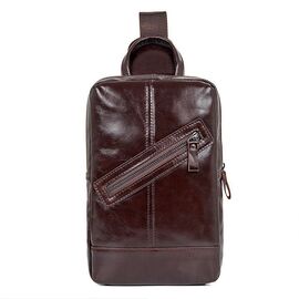 Купити Чоловік шкіряний рюкзак на одне плече John McDee 4010C, image , характеристики, відгуки