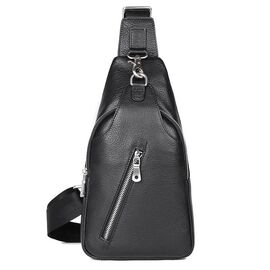 Купить - Мини-рюкзак на моношлейке из натуральной телячьей кожи JD4016A John McDee., фото , характеристики, отзывы