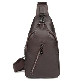 Придбати Мини-рюкзак на одной шлейке из натуральной кожи JD4016Q, image , характеристики, відгуки