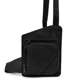 Придбати Кожаный слинг рюкзак на одно плечо TARWA RA-232-3md черный, image , характеристики, відгуки
