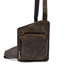 Придбати Шкіряний рюкзак слінг на одне плече, кобура TARWA RCv-232-3md, image , характеристики, відгуки