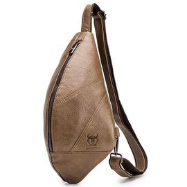Купить Мини-рюкзак из натуральной кожи слинг на одно плечо T0138 BULL, фото , характеристики, отзывы