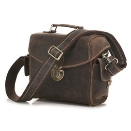 Купить - Кожаная сумка для камеры фотоаппарата коричневая Bexhill bx3516, фото , характеристики, отзывы