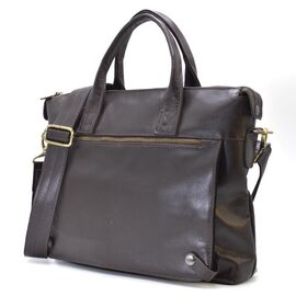 Придбати Шкіряна чоловіча сумка коричнева TARWA, GC-7120-2md, image , характеристики, відгуки