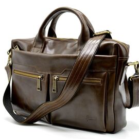 Купить Кожаная мужская сумка для ноутбука GQ-7122-3md TARWA, фото , характеристики, отзывы