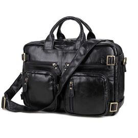 Придбати Універсальна чоловіча сумка-рюкзак, чорна 7026А, image , характеристики, відгуки