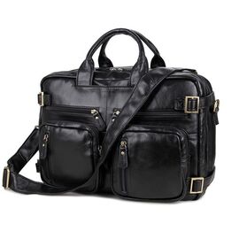 Купити Універсальна чоловіча сумка-рюкзак, чорна 7026А, image , характеристики, відгуки