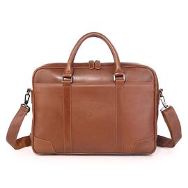 Купить - Вместительная кожаная мужская сумка на каждый день 7349B, фото , характеристики, отзывы