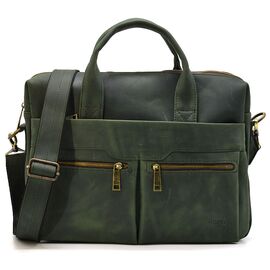Купить - Мужская зеленая кожаная сумка RE-7122-3md TARWA, фото , характеристики, отзывы
