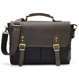 Купить - Мужская сумка-портфель из канваса и кожи TARWA RGc-3960-3md, фото , характеристики, отзывы