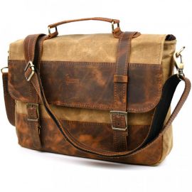 Купить Мужской портфель из канваса и кожи наппа TARWA RYw-3920-3md, фото , характеристики, отзывы