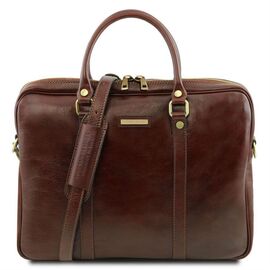 Купить - Кожаная сумка для ноутбука Tuscany Leather Prato TL141283 (Коричневый), фото , характеристики, отзывы