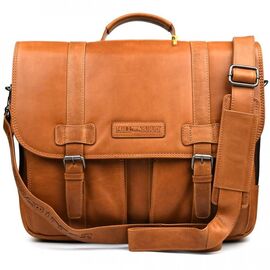 Придбати Большая кожаная сумка для ноутбука 17 дюймов Hill&Burry HB3237B, image , характеристики, відгуки