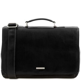 Придбати Кожаная сумка портфель Mantova TL SMART TL142068 от Tuscany (Черный), image , характеристики, відгуки